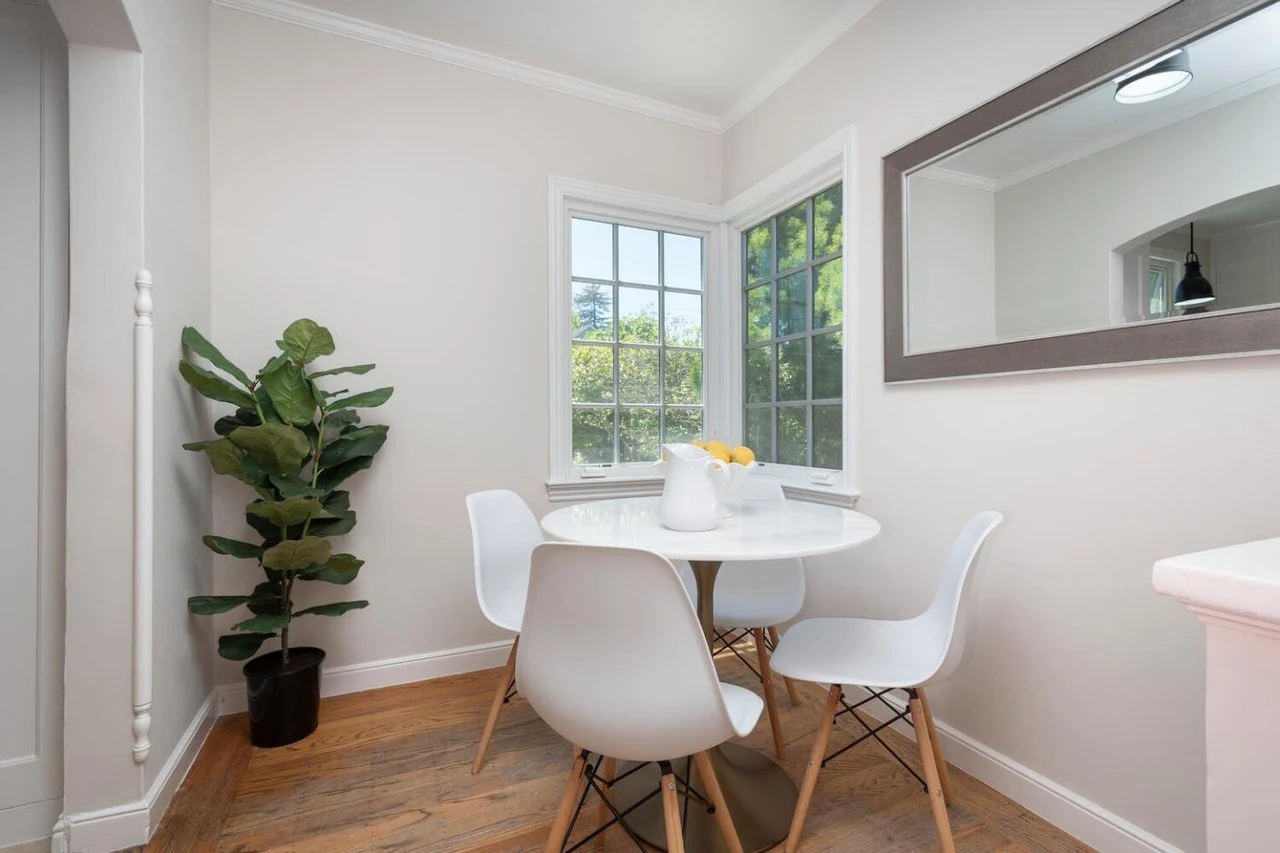 Remodeled dining nook
