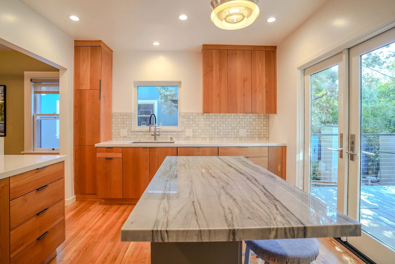 Kitchen flooring and cabinetry remodel